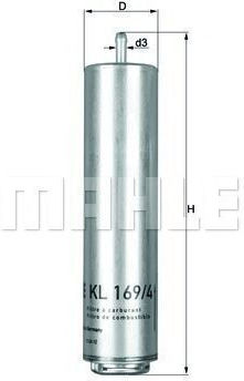 Mahle Original Filtru De Benzină Kl 169/4d