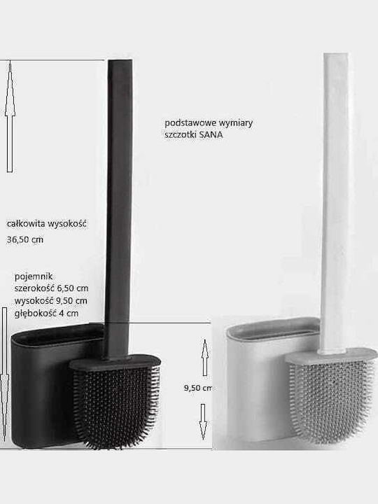 Bisk Kunststoff Toilettenbürste Badezimmer Schwarz
