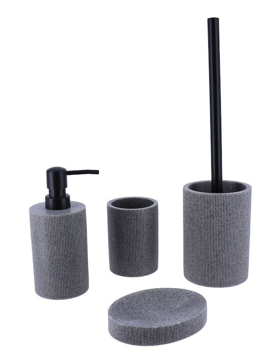 Tendance Kunststoff Toilettenbürste Badezimmer Grau