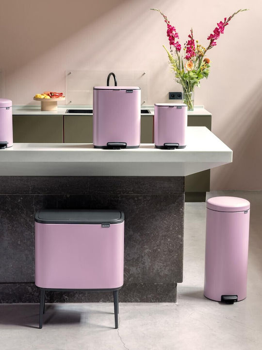Brabantia Металическа Кошница За Баня Софт Клоуз 7л Розова