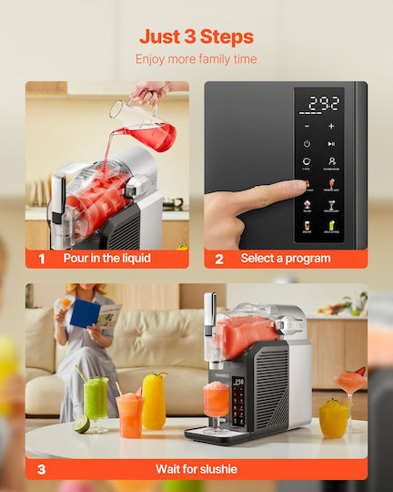 Vevor MNXRJ12LDGLE3AAQT001V2 Mașină Slushy 2lt