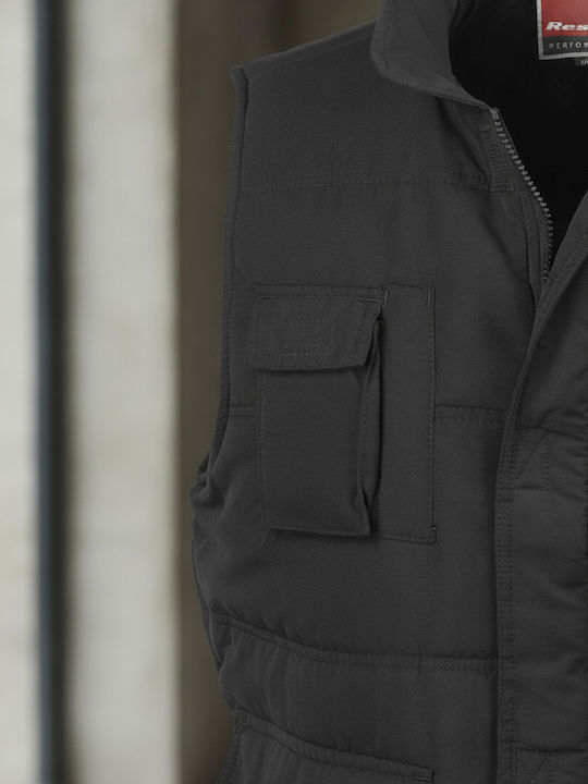 Men's Sleeveless Jacket Black