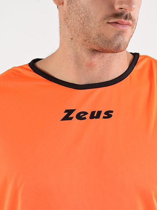 Zeus Комплект стикери Мъжки футболен комплект флуоресцентно оранжево черно