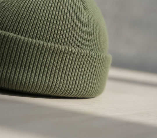 B43R Beanie Căciulă Pentru Bărbați În Culoare Kaki