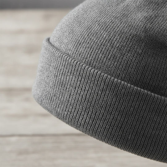 10248 Knitted Beanie Cap Gray