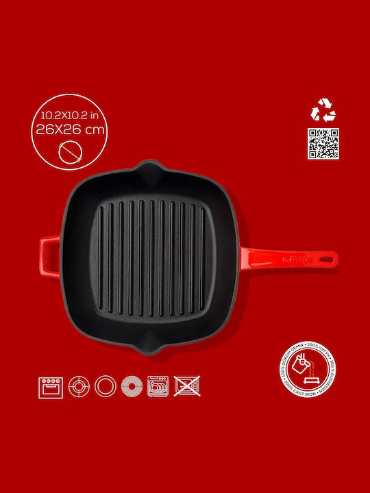 Lava Lava Gusseisen Grill 26cm