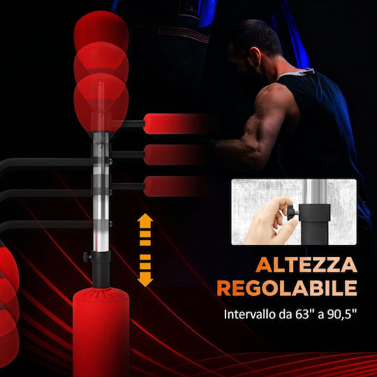 HomCom Σάκος Ταχύτητας 30kg Κόκκινος