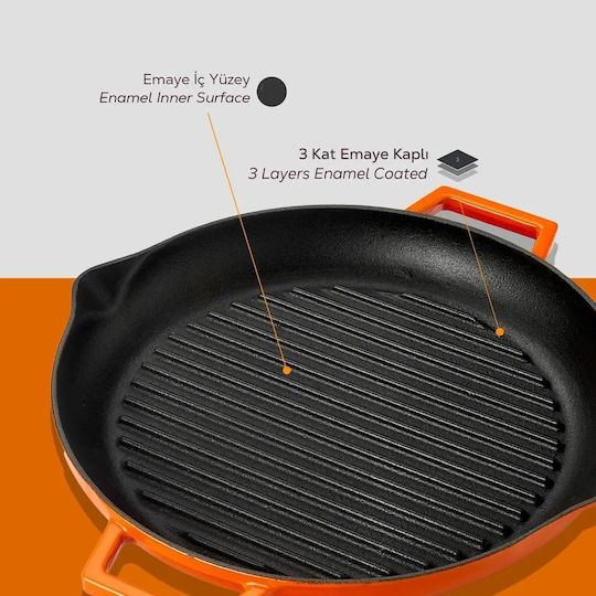 Lava Lava Gusseisen Grill 26cm