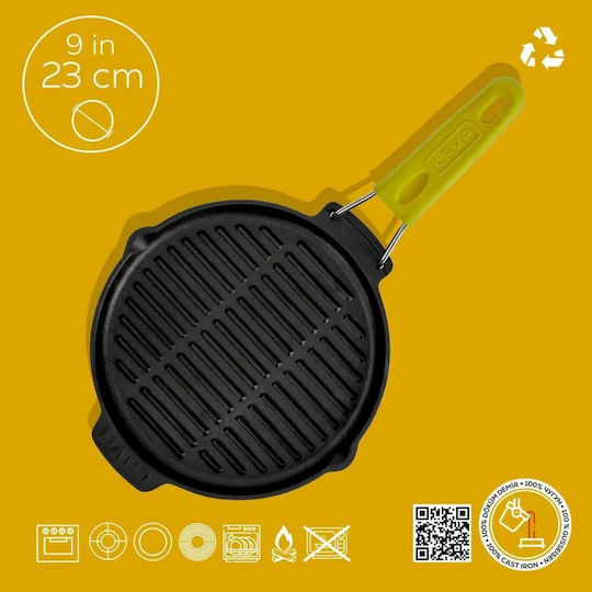 Lava Lava Gusseisen Grill 23cm