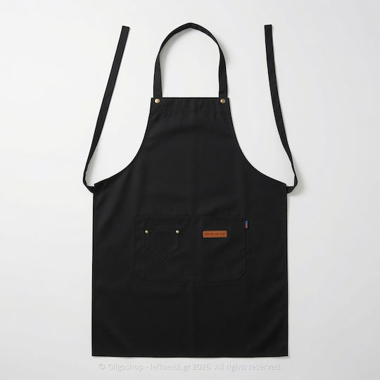 Catering-Schürze Kellner Ganzkörper PRC GSPS6080SN2522-Schwarz