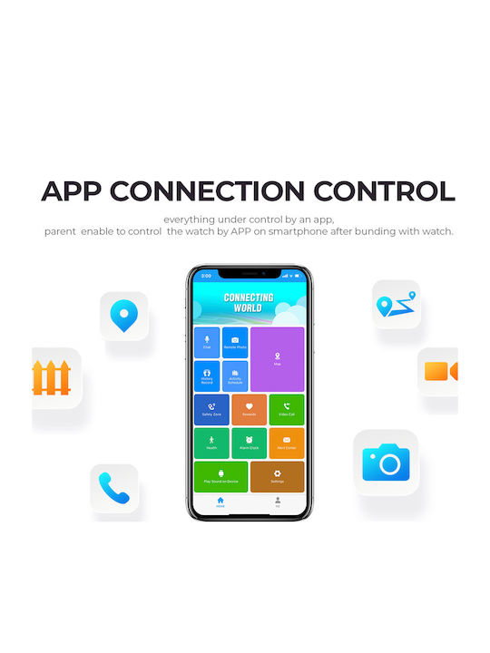 Havit Kinder-Smartwatch 4G mit GPS und Blaue Kamera