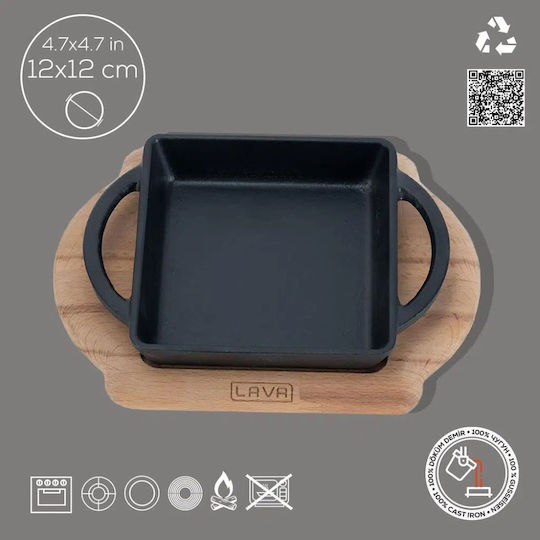 Lava Lava Saganaki Aus Gusseisen 12cm