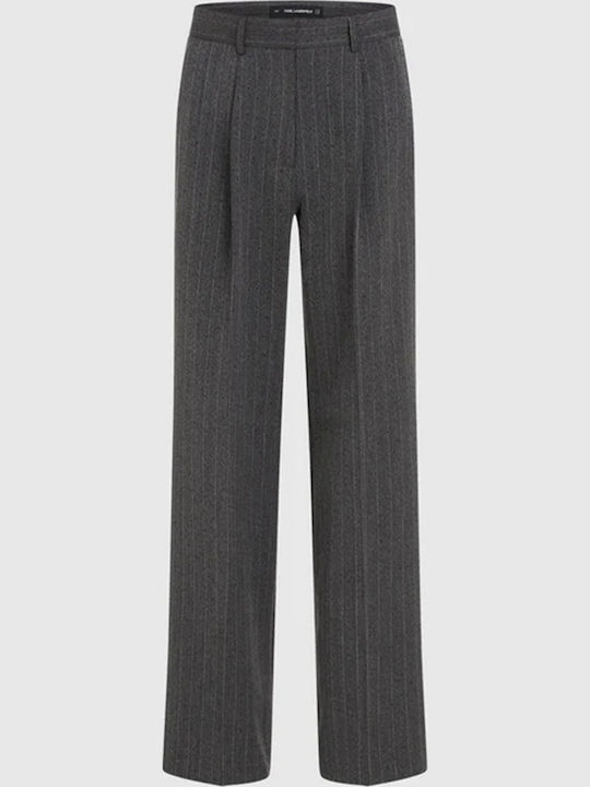 Women's Grey Suit in Straight Leg
