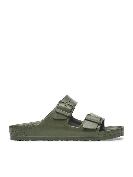 Arizona Eva Narrow Flip Flops in Sandal Style in Khaki Colour