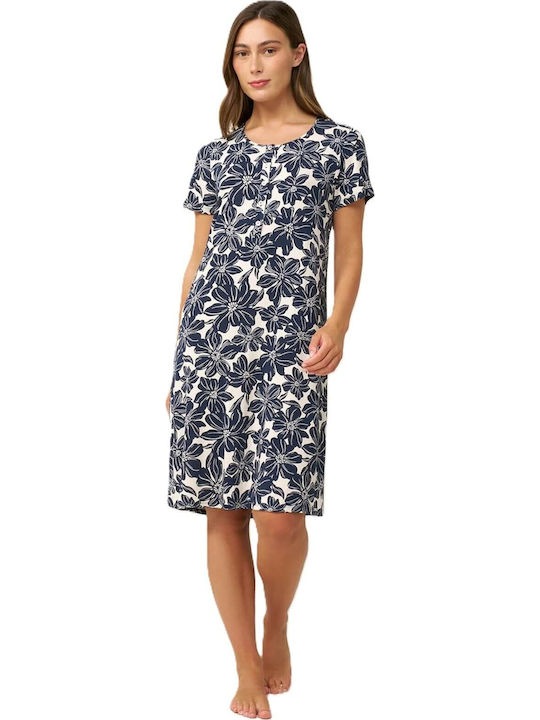 Vamp Summer Women's Nightgown Blue Blazer