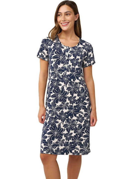 Vamp Summer Women's Nightgown Blue Blazer