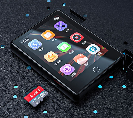 Ruizu MP3 Плейър (32GB) с Тъчскрийн 2.8" Черен A6-32GB