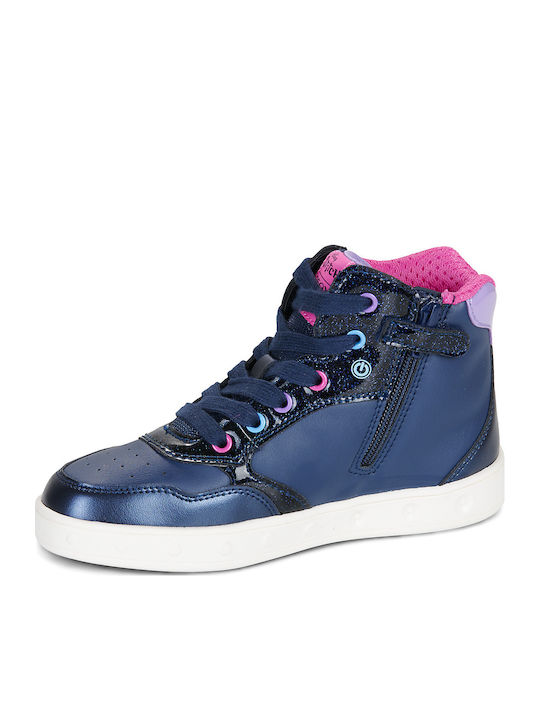 J Skylin Kinder Sneaker Hoch Anatomisch Blaue