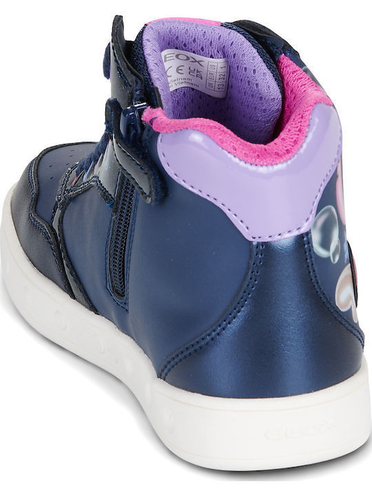 J Skylin Kinder Sneaker Hoch Anatomisch Blaue