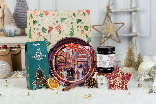 Gift Set Tea In A Christmas Box Gift Cookies Box