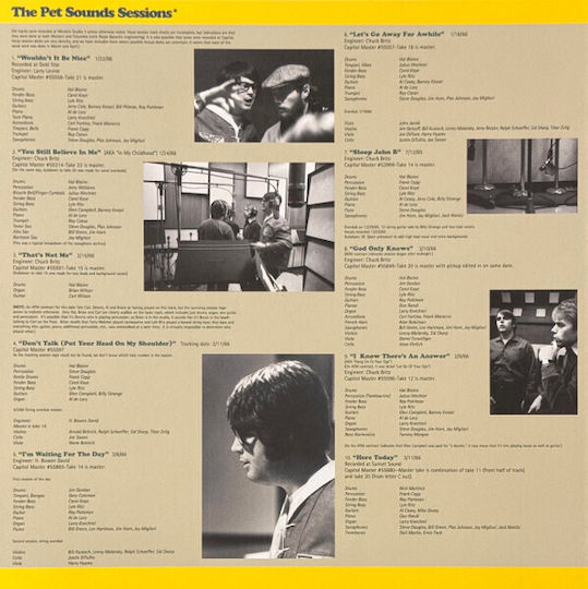 Beach Boys Pet Sounds Sessions Highlights Vinyl
