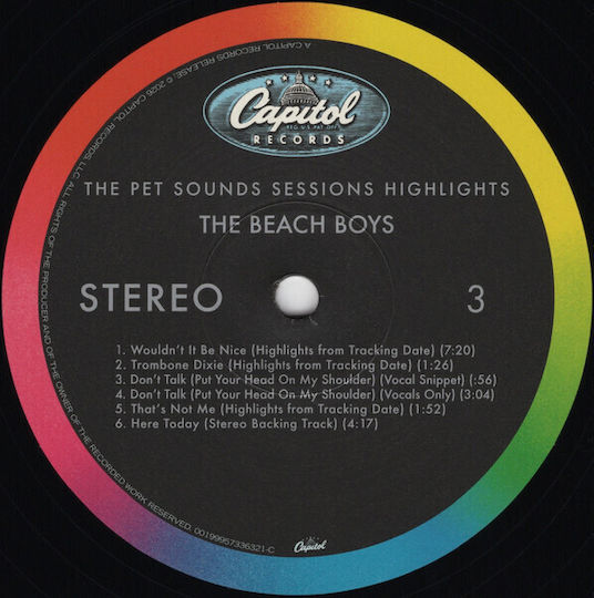 Beach Boys Pet Sounds Sessions Highlights Vinyl