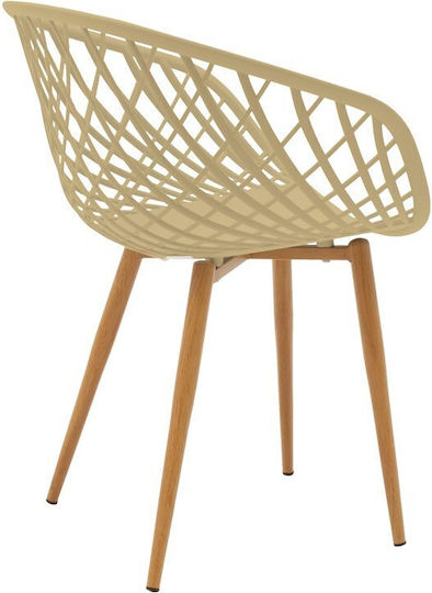 Kitchen Table Natali with 4 Chairs 80x80cm