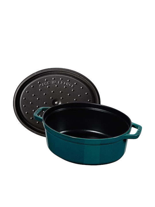 Staub Cocotte Γάστρα Οβάλ Μαντεμένια 28x28cm 8lt