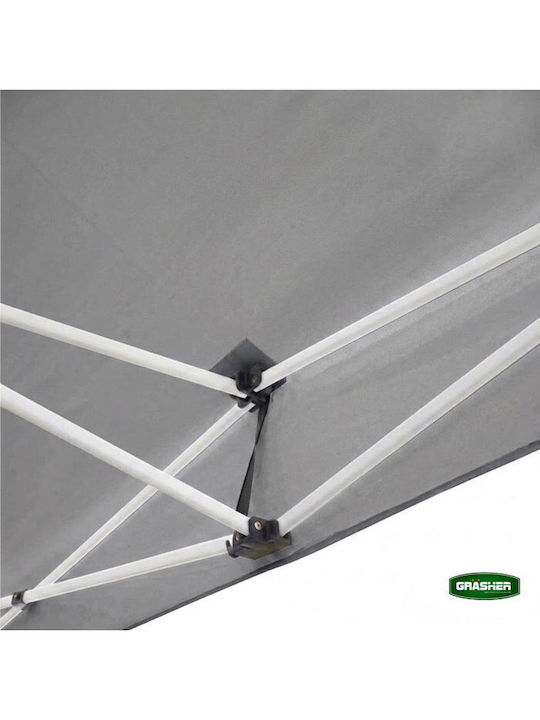 Grasher Gazebo Pliabil De Grădină Gri 3x4.5m