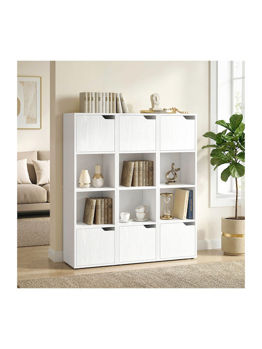 Bookcase White 30x29x119cm