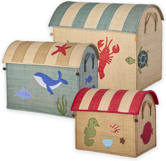Rice Παιδικό Κουτί Αποθήκευσης από Ύφασμα