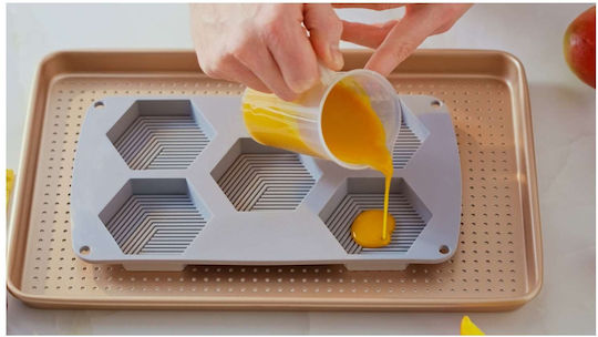 Decora Formă de Patiserie din Silicon cu 5 Cavități 29.5x17x2cm