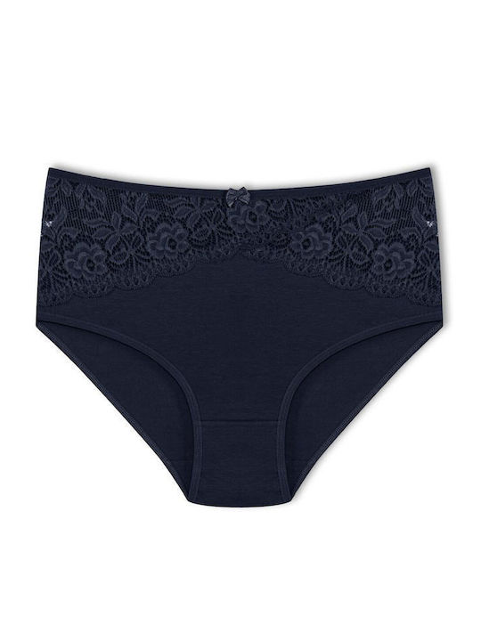 Hohe Taille Damen-Slips MultiPack mit Spitze Große Größe