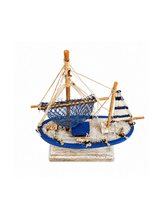 Decorative Wooden Ship Island Style Decorative Sailboat Ornament 20x35cm Galifas 88183 Galifas