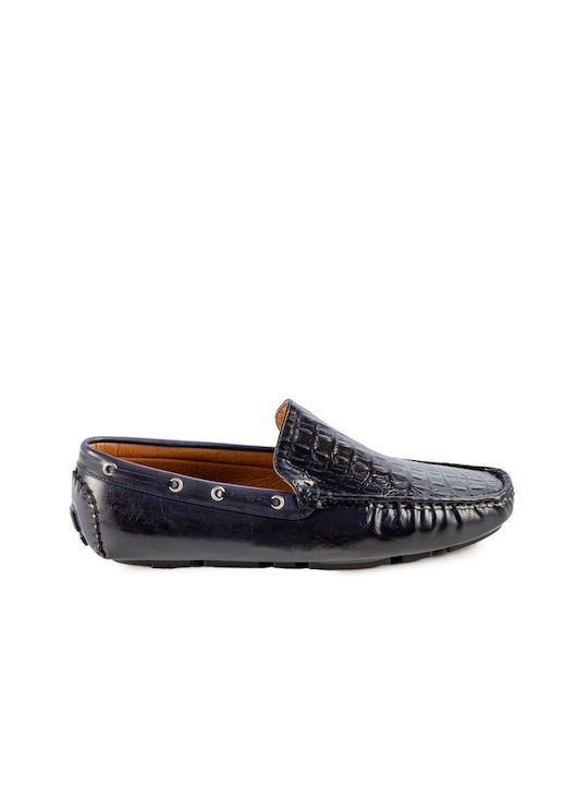 Mocasini barbati Loafers in Culoare Albastra