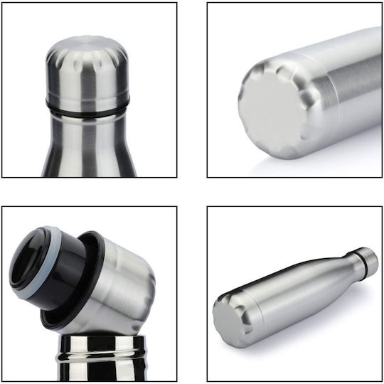 Koupakoupa Spiderman The Amazing Stainless Steel Thermos Bottle 750ml Inox with Straw KP 34601 750ss Thermo Silver
