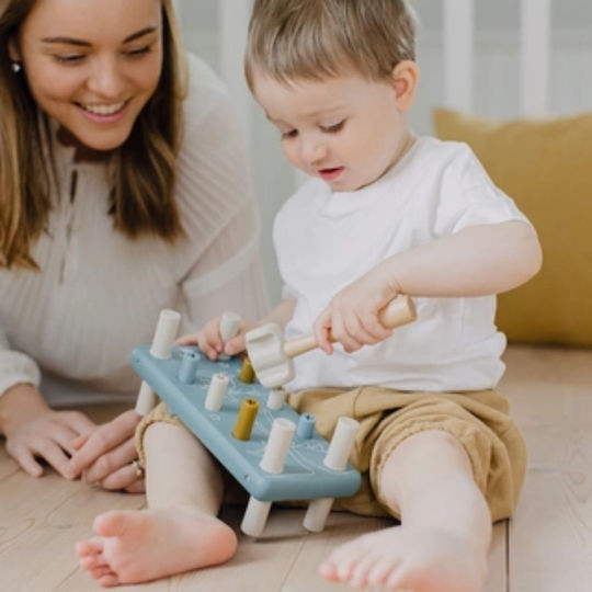 Micki Micki Baby Aktivitätsspielzeug mit Hammering & Pounding Toys aus Holz für 12+ Monate