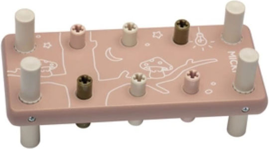 Micki Micki Baby Aktivitätsspielzeug mit Hammering & Pounding Toys aus Holz für 12+ Monate