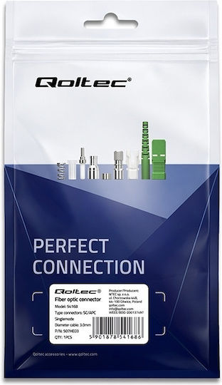 Conector Fibra Optică Sc Apc Singlemode 3.0 Mm