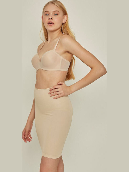 Seamless Beige Waist Tightening Corset