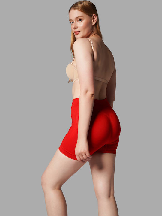 Tightening and Uplift Seamless Red Boxer