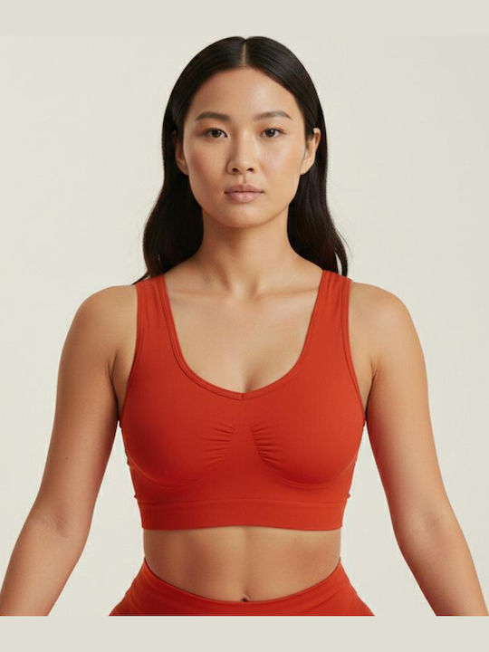 Korsett-Bustier Nahtlos Rotes