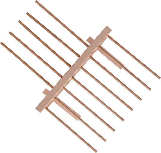 Pasta Drying Rack 13 Arms Beech Wood 36 X 30 Cm Zokura