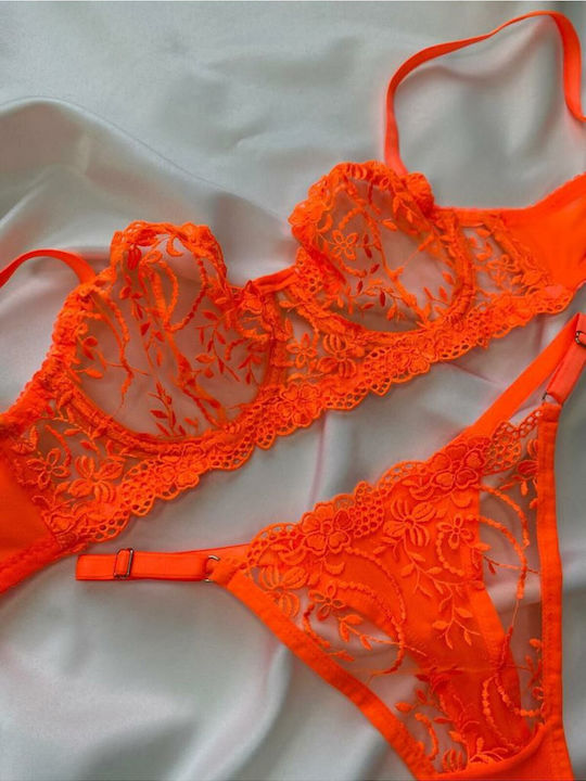 Set Lenjerie Intimă Cu Dantelă Sutien Cu Slip Cu Dantelă