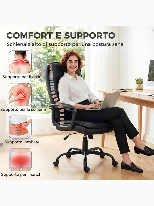 HomCom HomCom Bürostuhl Schwarz