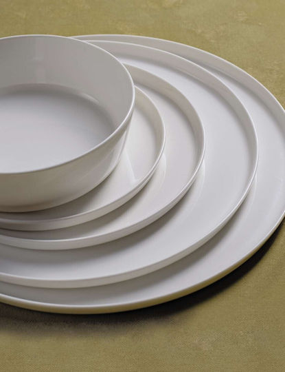 Porland Aluminite Chopin Serving Bowl for Dip Round Porcelain with Diameter 12cm