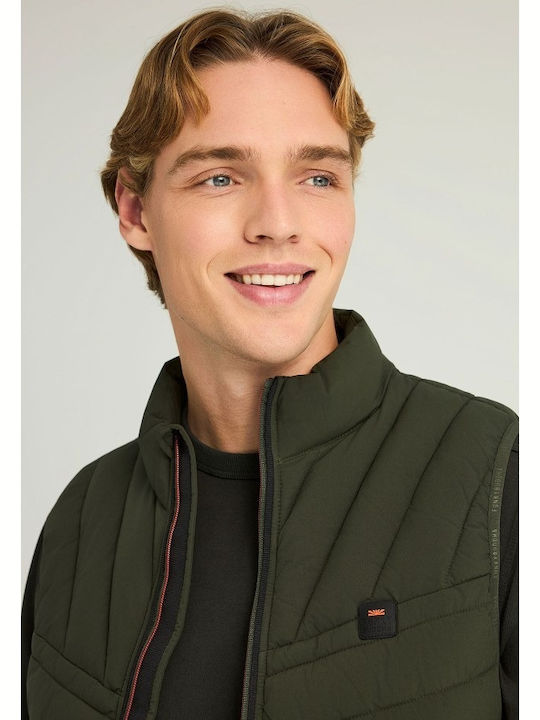 Sleeveless Jacket Puffer Forest Night