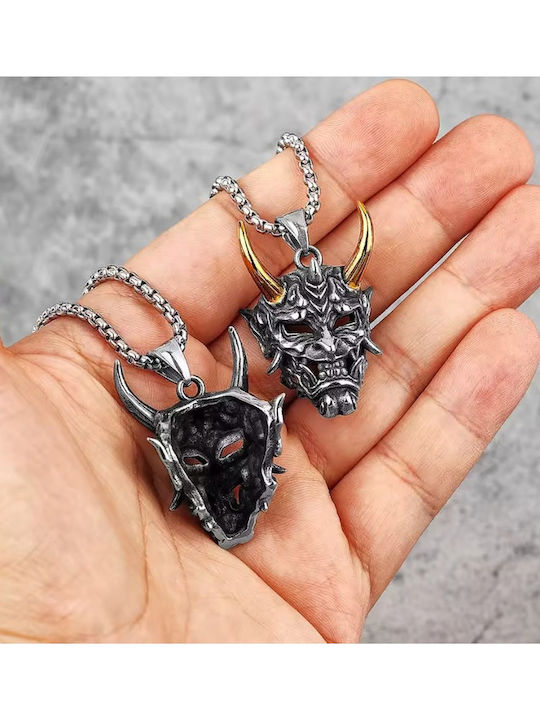 Necklace Talisman From Gold Plated Steel