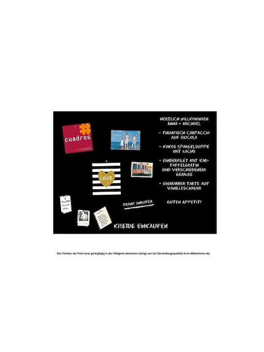 Магнитно фолио Cuadros Lifestyle 234949820 9-46-11 Самозалепващо Черно 100x75cm Произведено в Германия