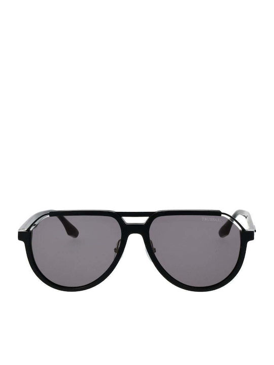 Trussardi Sonnenbrillen Schwarze mit Horn umrandetem Rahmen Trussardi Sonnenbrillen Schwarze mit Horn umrandetem Rahmen